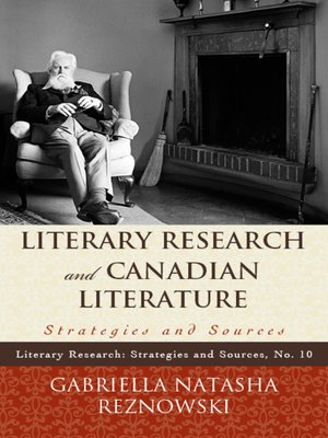 cover image of Literary Research and Canadian Literature